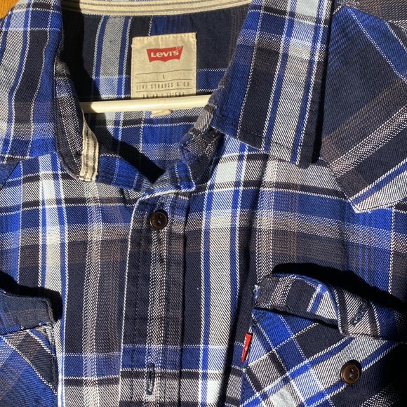 Blue flannel - Picture 3 of 4